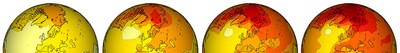 IPCC A1B T2M Entwicklung oben