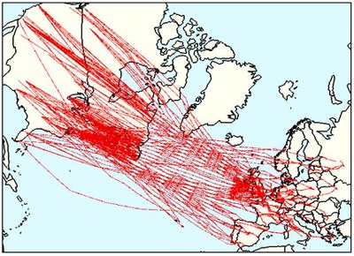 Air traffic routes