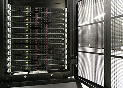 GPU-Knoten des Supercomputers Mistral