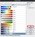 Apply new colormap preset