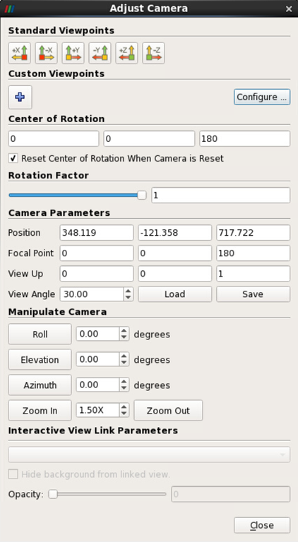 Adjust Camera tilted vshift rotation center