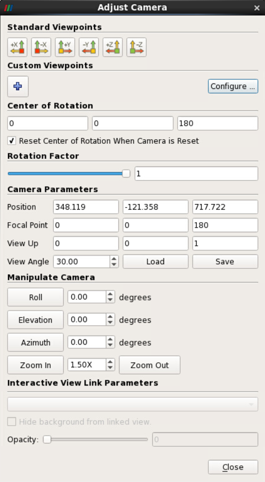 Adjust Camera tilted vshift rotation center