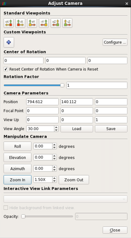 Adjust Camera upright radius 193