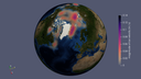 Earth tilted view up