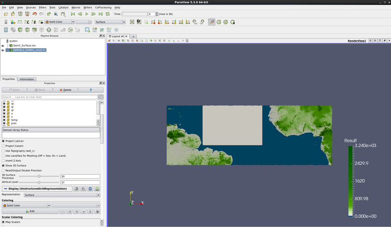 3D surface applied