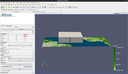 Dom1_Surface.vtu shifted vertically by -8