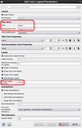 Editing the color legend properties
