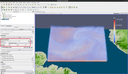 Volume rendering with minimum threshold of 0.0005