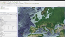 Higher resolution coastlines translated vertically by 0.002