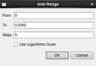 Add range of contour values