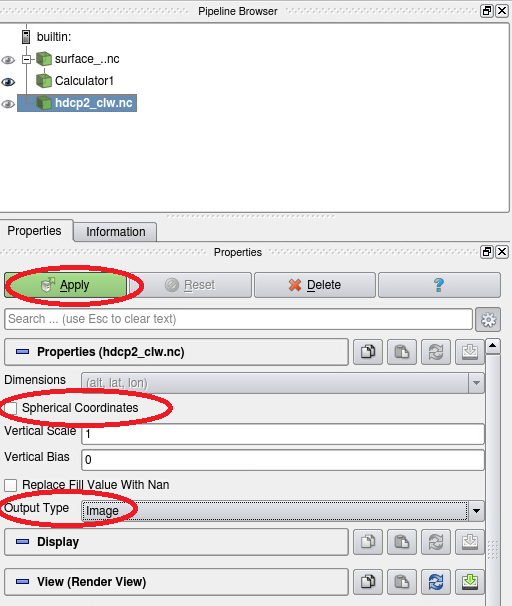 Applying lat-lon data set