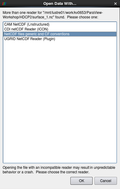 NetCDF files generic and CF conventions