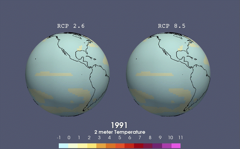 Composite image from image series rendered in ParaView
