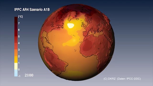 IPCC DDC Temperaturänderung