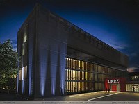 DKRZ-Gebäude bei Nacht