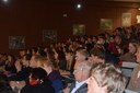 Scülerinnen und Schüler bei der Jubiläumsfeier des Schulprojekts Klimawandel