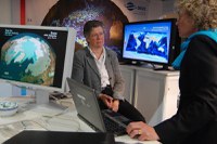 Wissenschaft am ISC'10-Stand des DKRZ