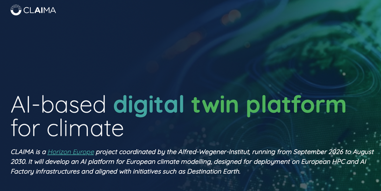 DKRZ beteiligt sich am neuen Horizon-Europe-Projekt CLAIMA