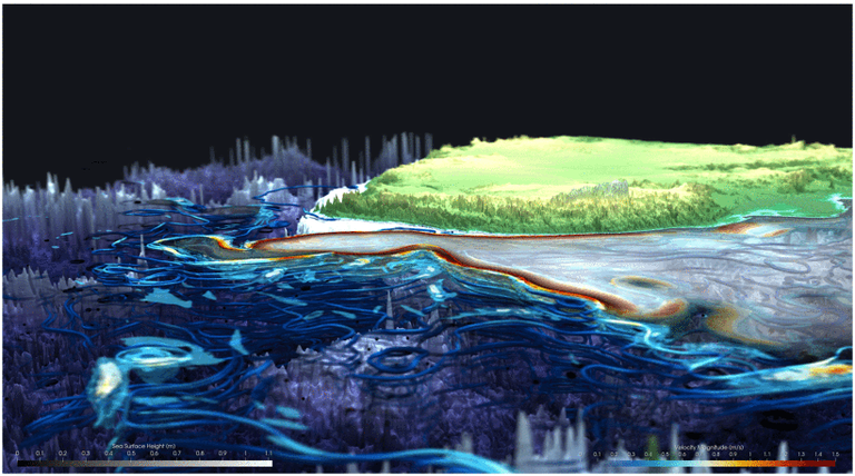 Visualization of Climate Science Simulation Data