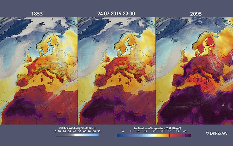 Die Hitzewelle im Juli 2019 in einer 4°C wärmeren Welt