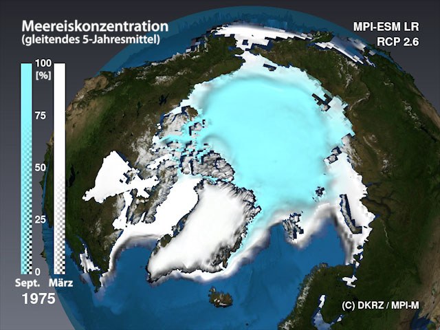 Meereiskonzentration RCP2.6