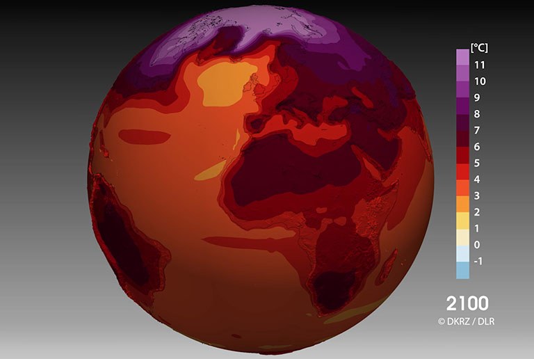 CMIP6 Ensemble Temperature Changes (separately)