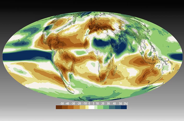 Saisonal CMIP6 ensemble precipitation changes