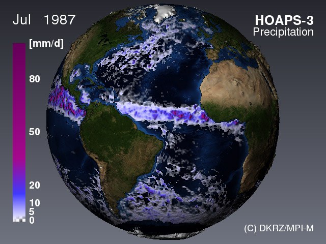 Observed Precipitation over the Global Ocean