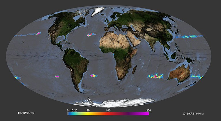 Plastic waste in the ocean