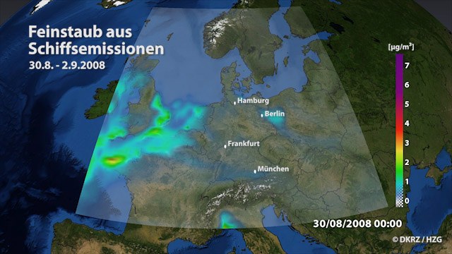 Particulate matter from ship emissions