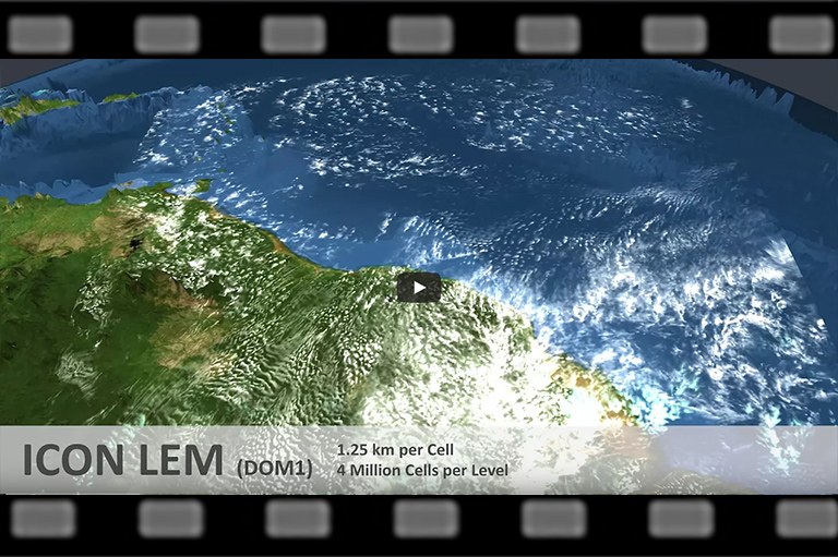 Global Storm-Resolving simulations using the climate model  ICON LEM