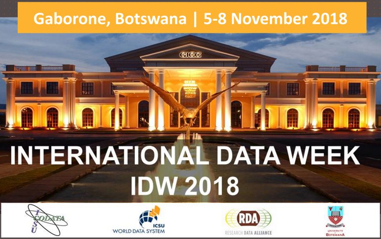 DKRZ at the International Data Week and WDS Repositories' Day