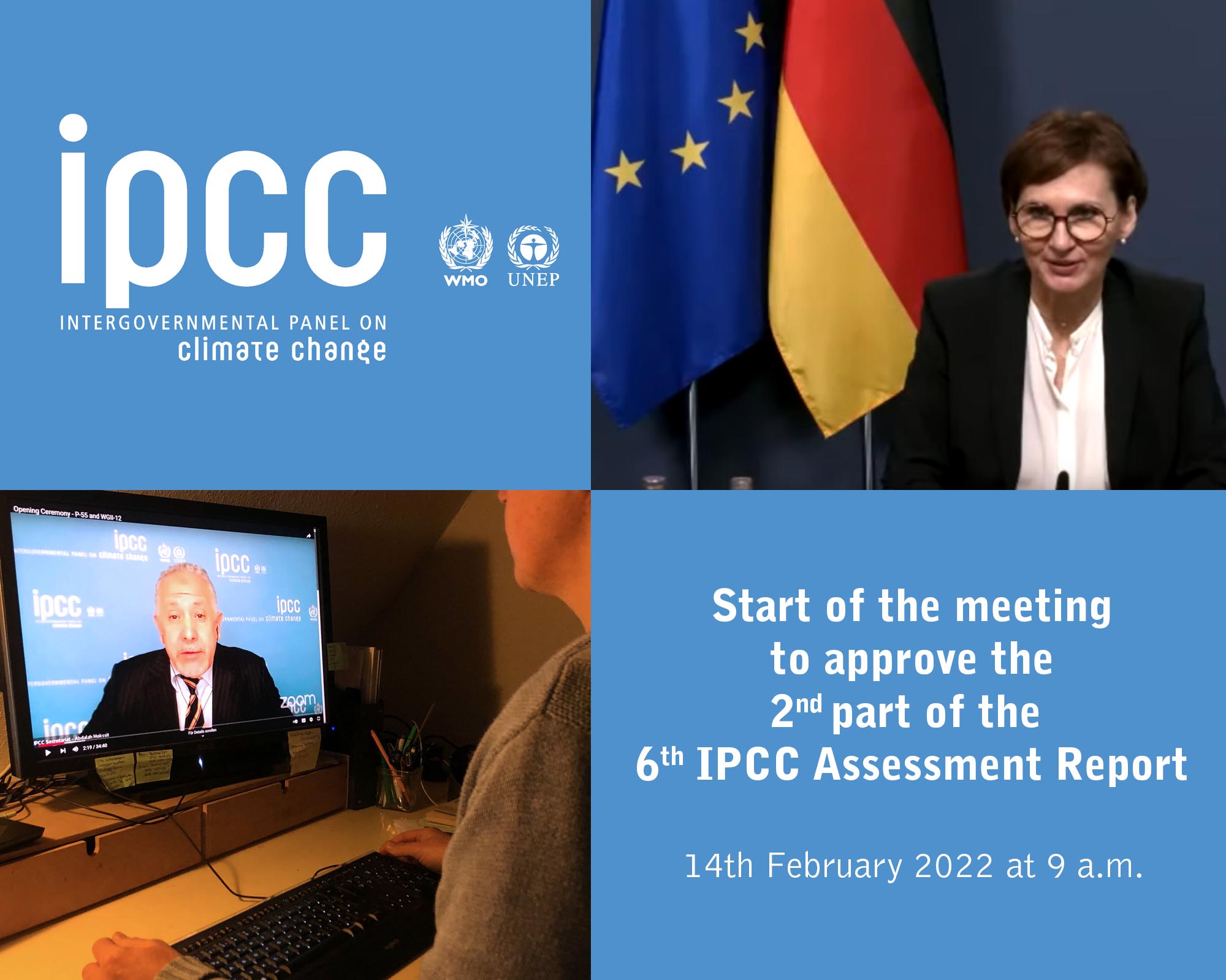 Start of the meeting to approve the 2nd part of the 6th IPCC Assessment ...