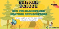 Summer School on HPC for Climate and Weather Applications
