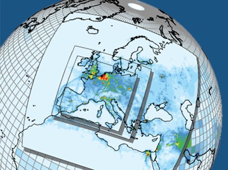 Linking global climate and regional air quality with MECO(n)